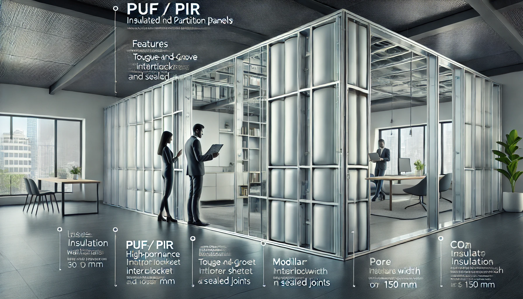 PUF/PIR Insulated Wall & Partition Panels